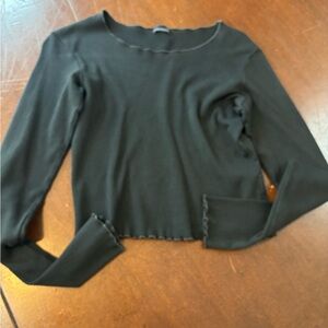 Brandy Melville black crop top